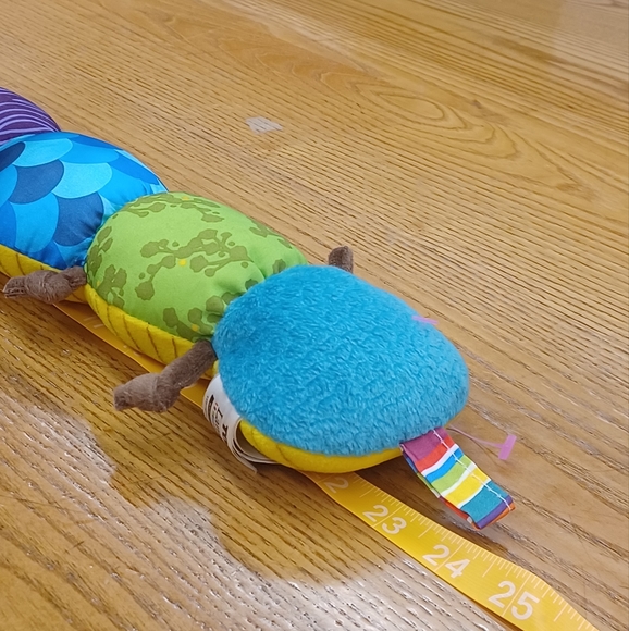 ✓Tomy 24" Lamaze fun Caterpillar Jingle Squeak Rattle Baby Toy Stuffed Plush - Picture 10 of 12